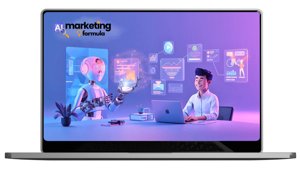 Mockup e-course AI Marketing Formula