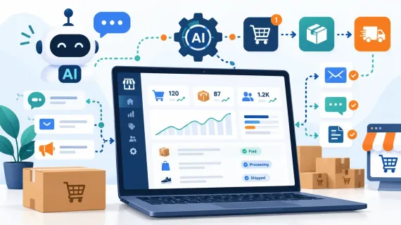 Otomasi Bisnis dengan AI untuk Penjual Online (Bukan Pabrik)