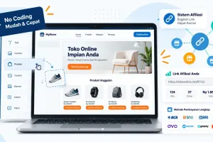 Cara Membuat Website Toko Online Tanpa Coding yang Bisa Sistem Afiliasi