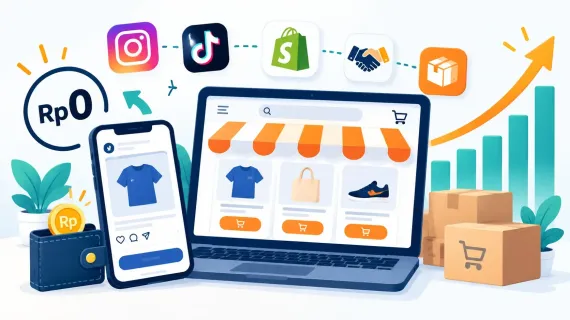 Cara Jualan Online Tanpa Modal: Langkah Praktis Memulai Usaha dari Nol